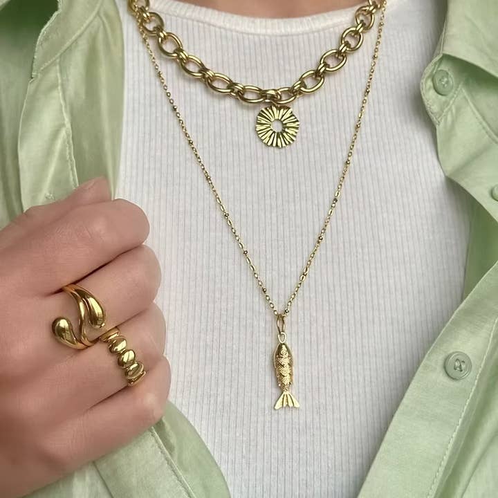 Halsketting Annelie voor wholesale door Horizonandjoyas