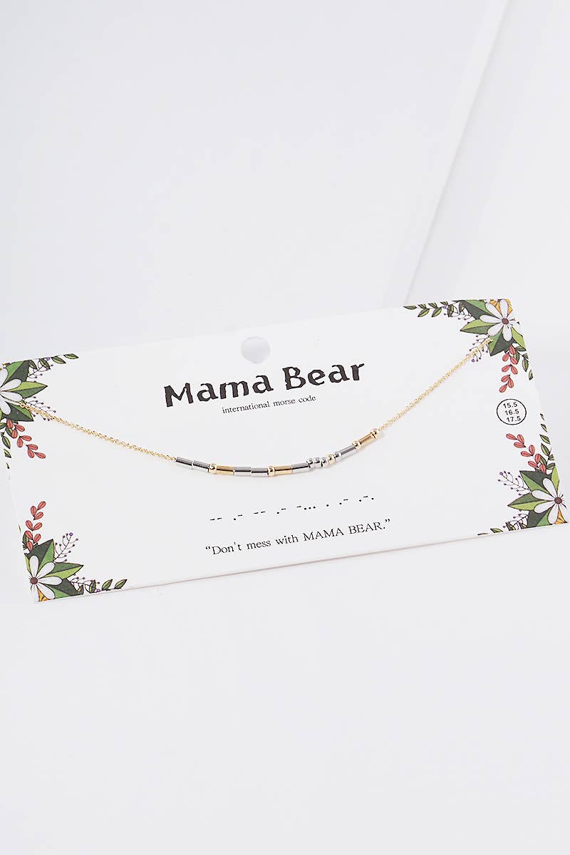 Fashion City - Vente Colliers à pendentif - Collier Positivity Morse Code8