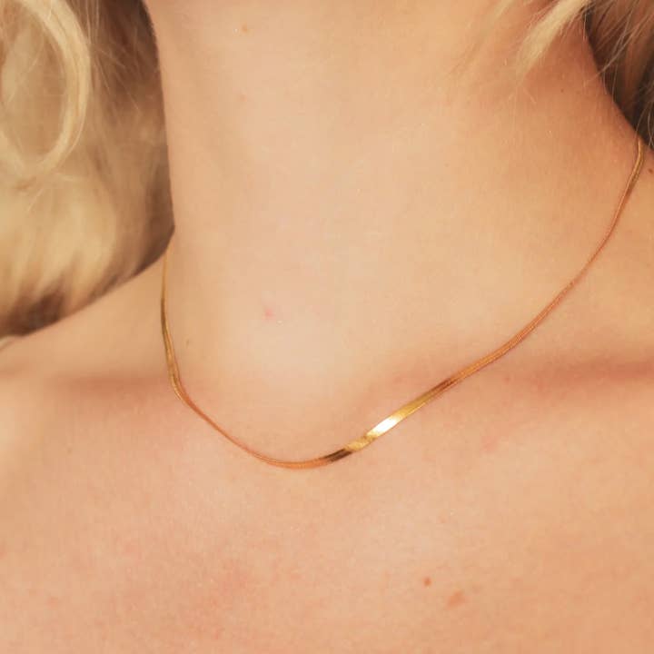 Or Jewelry - Vendita all'ingrosso Collane a catena e maglie - Collana a catena a spina di pesce Marie