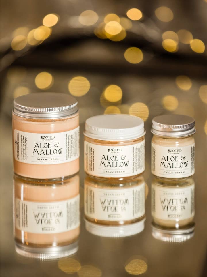 Aloe & Mallow Dream Cream for wholesale by Rooted Apothecary