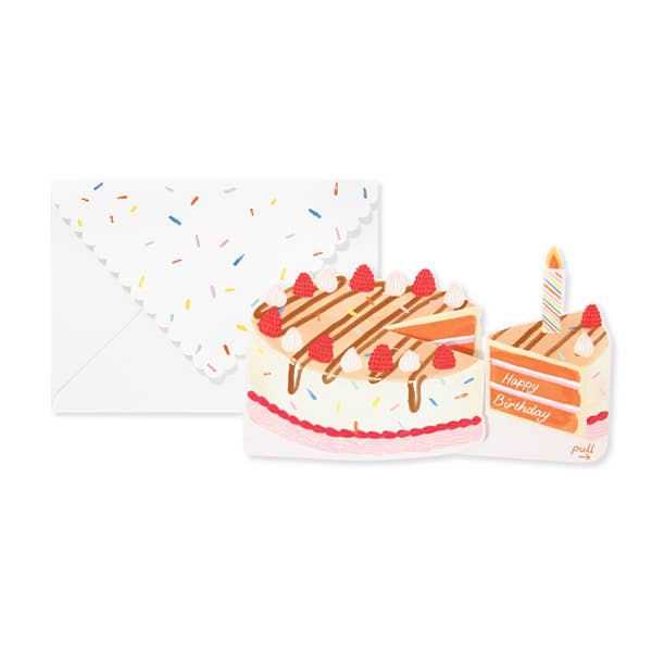 UWP Luxe - Wholesale Birthday Card - Birthday Cake Pop-Up Card1