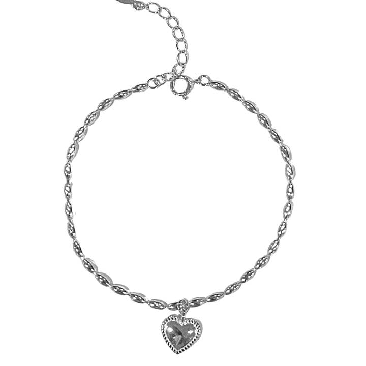 Be the Good - Vente Bracelets à breloques/pendentifs - Bracelet Cœur Puff1