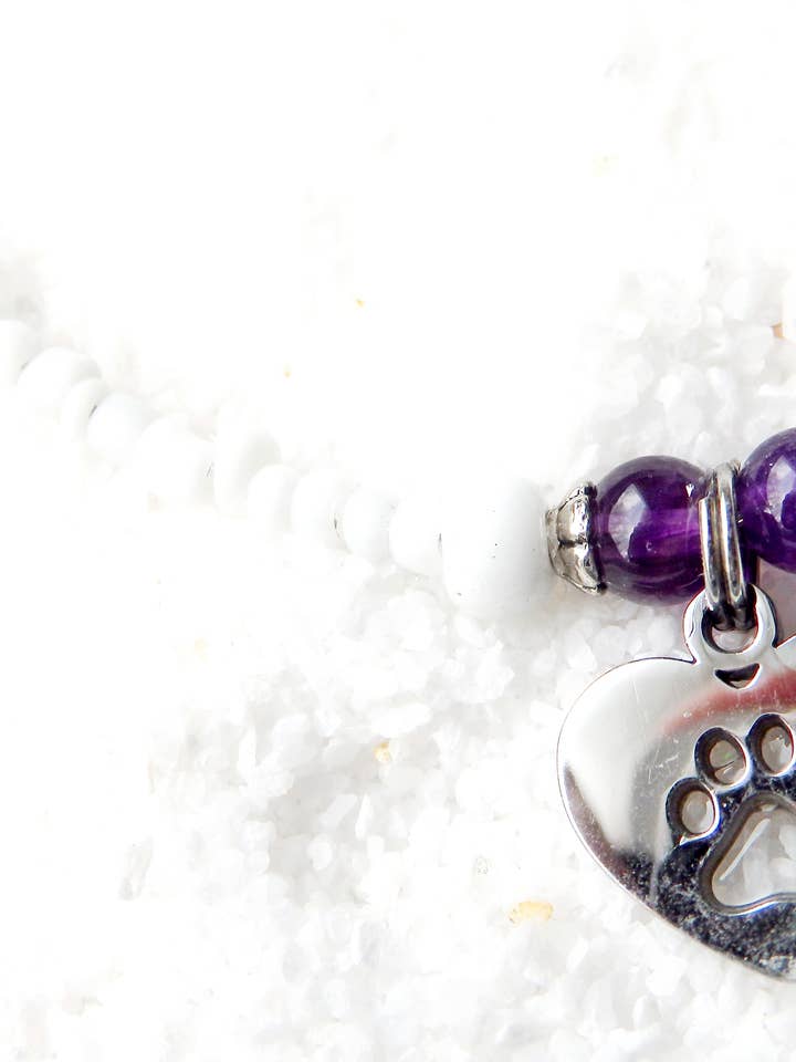 Pet Paw enkelbandje Dog Paw Jewelry Love My Dog Pet Remembrance voor wholesale door AnkletAllure