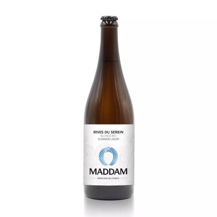 MADDAM ORGANIC BLONDE BEER Rives du Serein Blonde 75cl for wholesale by Maddam - Bière fine de Chablis