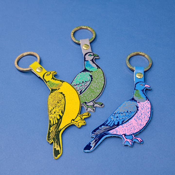 Ark Colour Design - Wholesale Keychain - Unisex - Feral Pigeon Key Fob