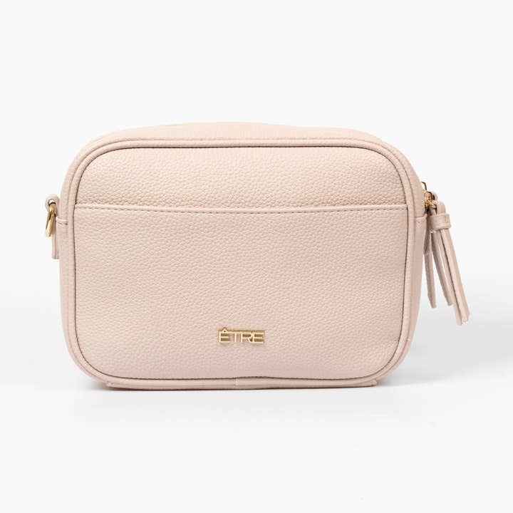 Sac bandoulière Willa - Nude, simili cuir texturé pour la vente par ÊTRE
