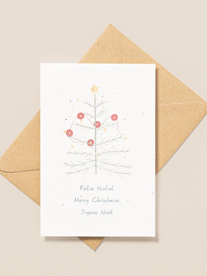 Postal To Plant Merry Christmas - Tree for wholesale by Life in a bag