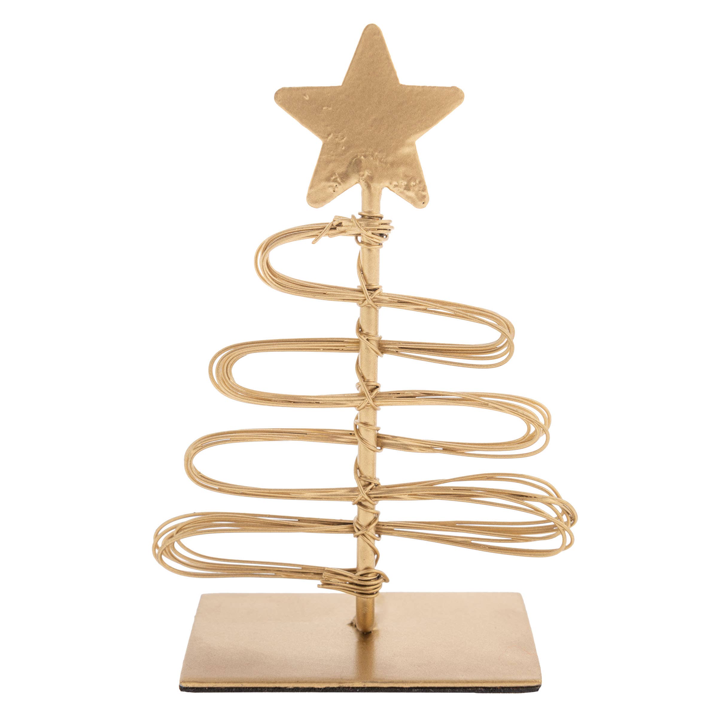 Karma – wholesale Christmas decoration – Squiggle Wire Flat Trees1