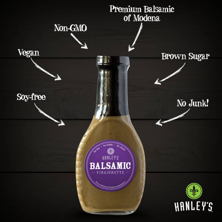 Hanley's - Wholesale Salad Dressing - Balsamic vinaigrette2