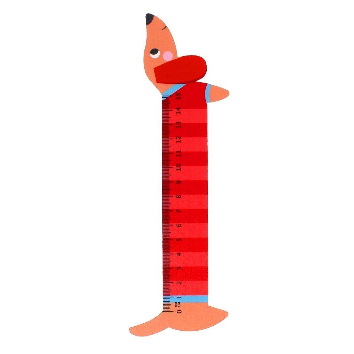 Rex B2B - UK – wholesale Ruler – Wooden Ruler - Sausage Dog2