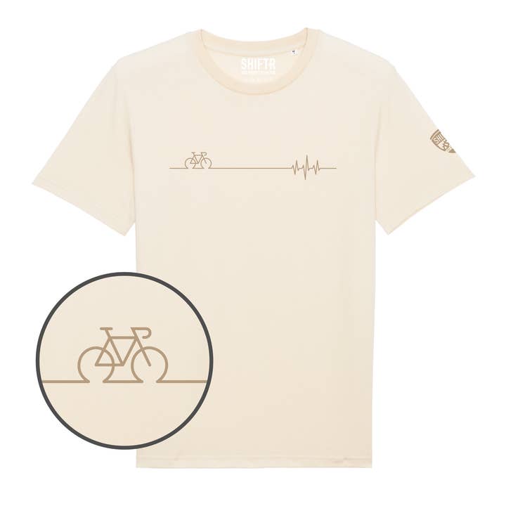 Cycling Heartbeat - Natural for wholesale by Shiftr for Nature