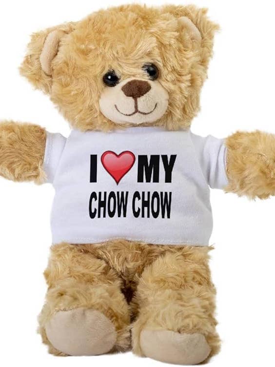 I Love My Chow Chow Teddy Bear for wholesale by CustomHappy