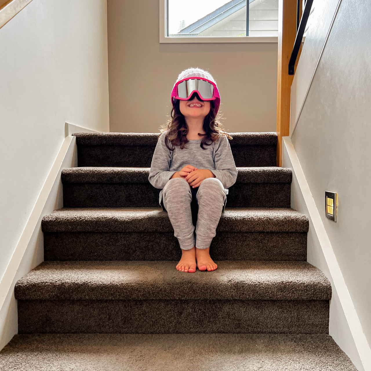 Sweet Cheeks Merino - Wholesale T-Shirt - Kids - Kids Merino Long Sleeve Top | Grey Marle1