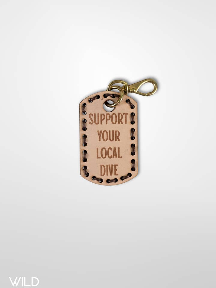 Support Your Local Dive - Dog Tag for wholesale by Wild Threads