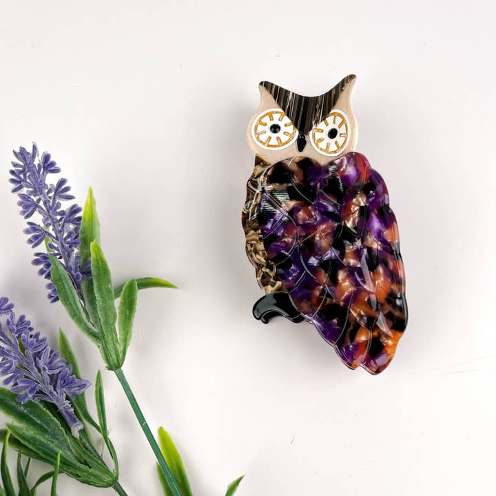 TheDivaSoap - Vendita all'ingrosso Fermaglio per capelli - Donna - Fermaglio per capelli a gufo, fermaglio a artiglio animale1