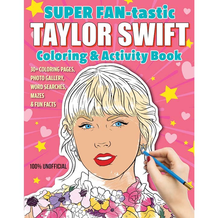 SUPER FAN-tastic Taylor Swift Coloring & Activity Book and other Purchase Wholesale taylor swift puzzle. Free Returns & Net 60 Terms on Faire trending on Faire.
