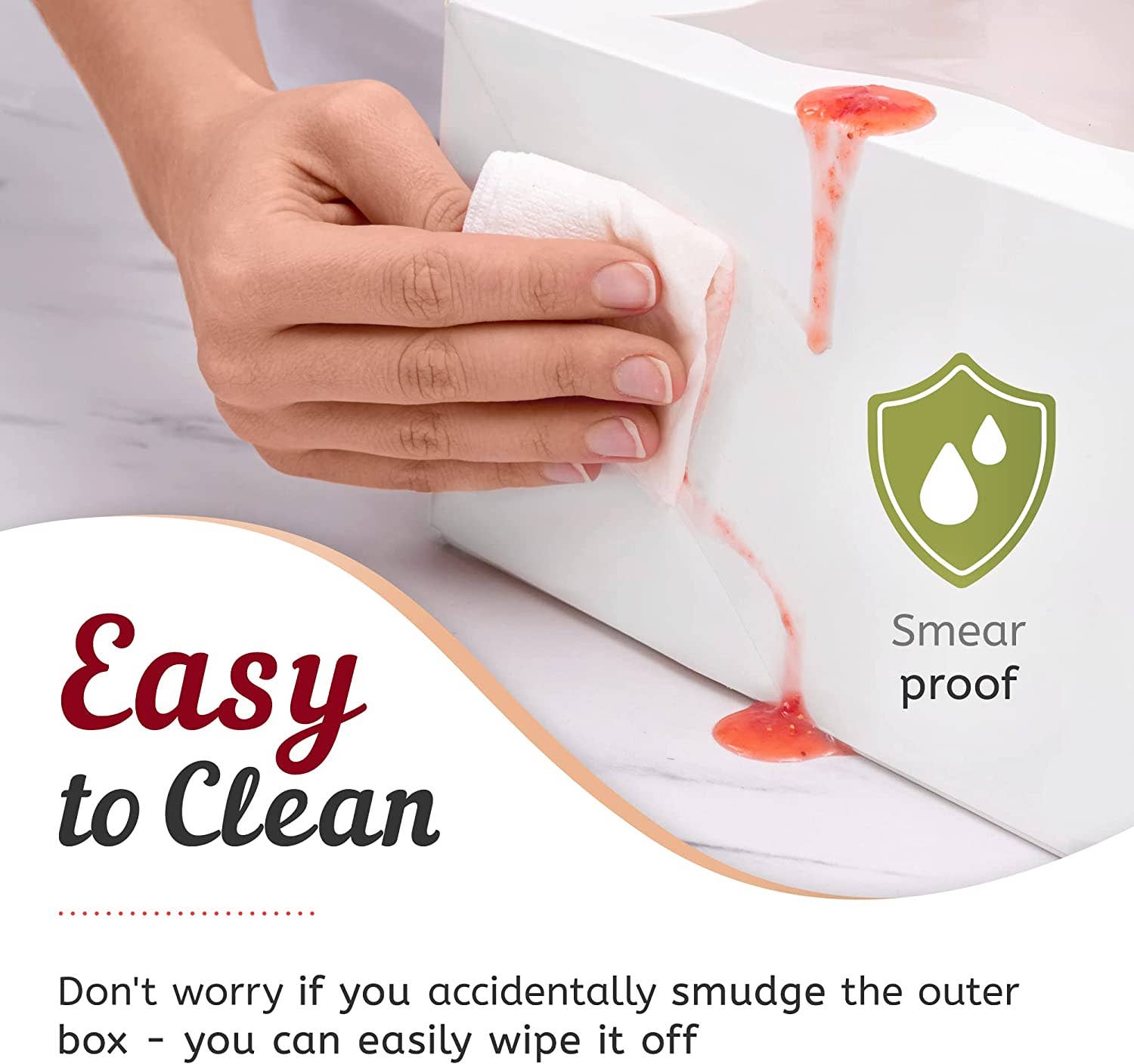 Leib Games – wholesale Tårtfat – 12 premium tårtlådor med tårtbrickor – 25,4 x 25,4 x 12,7 cm5