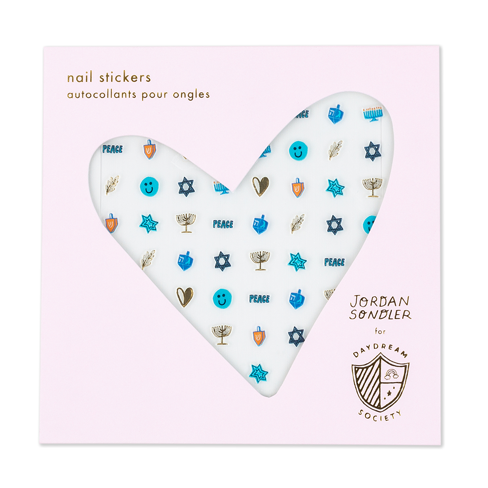 Jollity & Co. + Daydream Society - Vendita all'ingrosso Nail art/decalcomania unghie - Adesivi per unghie Festival of Lights, confezione da 10