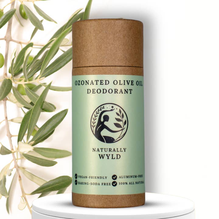 Naturally Wyld - Wholesale Deodorant - Unisex - Ozonated Olive Oil All-Natural Eco-Friendly Deodorant