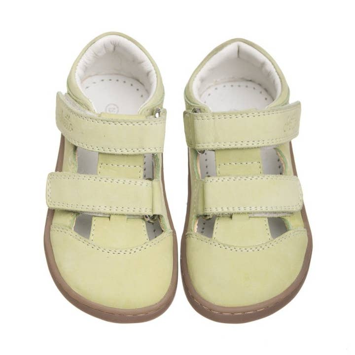 Chetto - Wholesale Sandals - Kids - Barefoot blue sandal for children made of leather and 100% respectful4