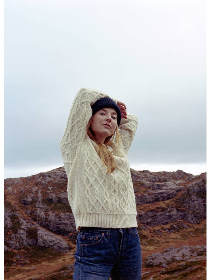 Norlender Knitwear AS - Wholesale Knitted jumper – unisex - Tórshavn aran sweater 3808