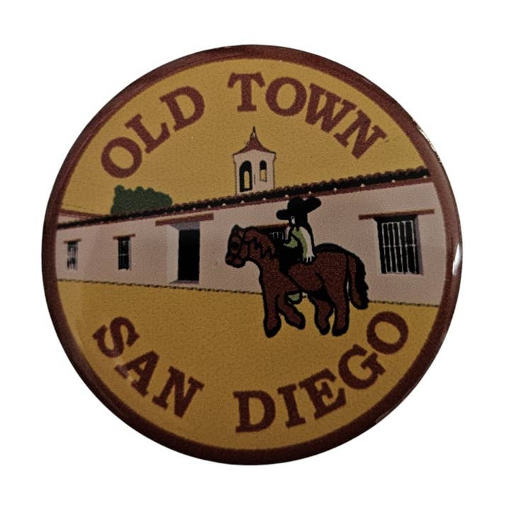 Épingle de chapeau à revers VIEILLE VILLE DE SAN DIEGO - Cartonnée 0475-4701 pour la vente par Happy Wood Products