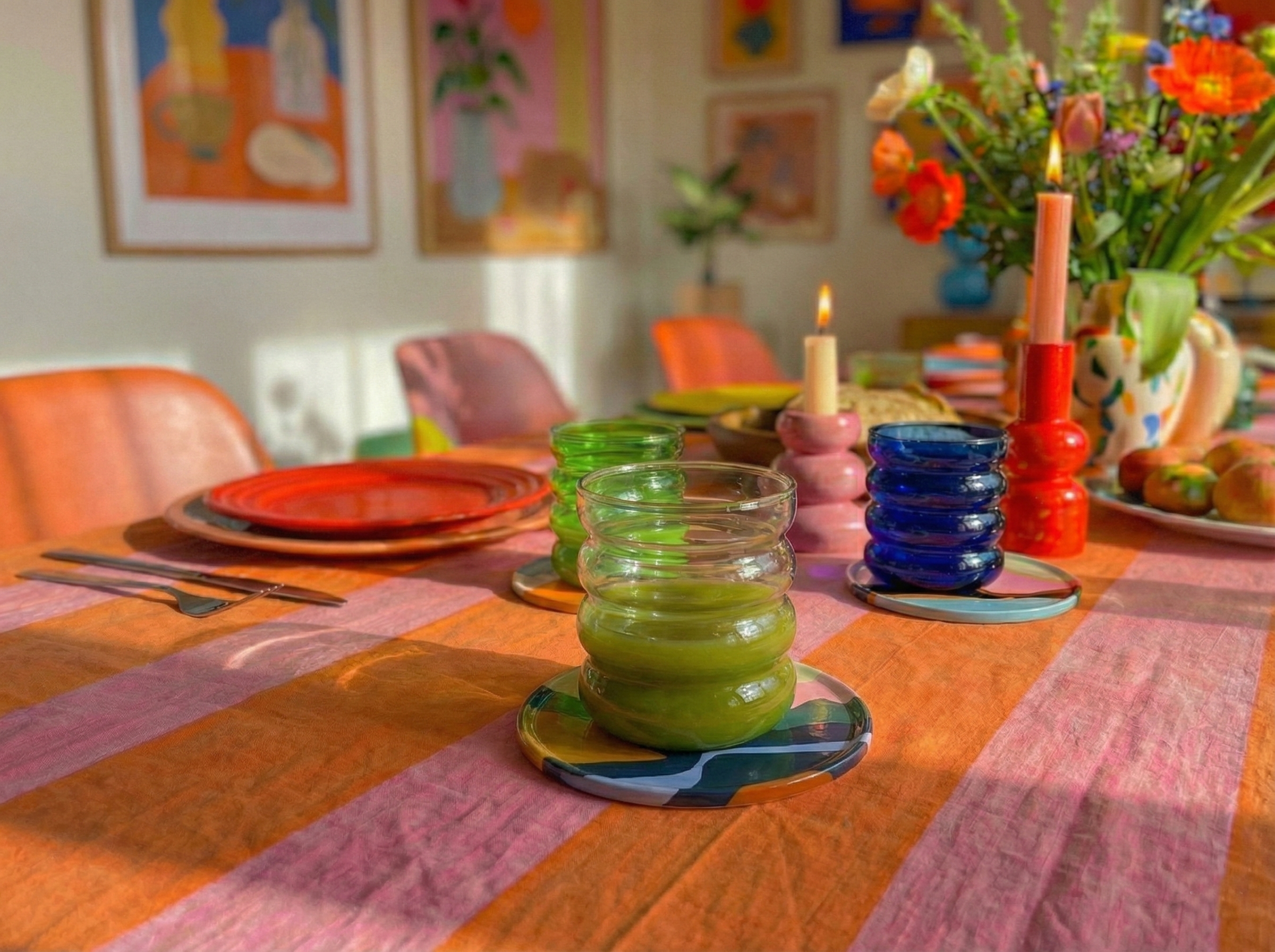 CELIYA HOME - Wholesale Onderzetters - Boho Drank Onderzetters | Dopamine Decor2