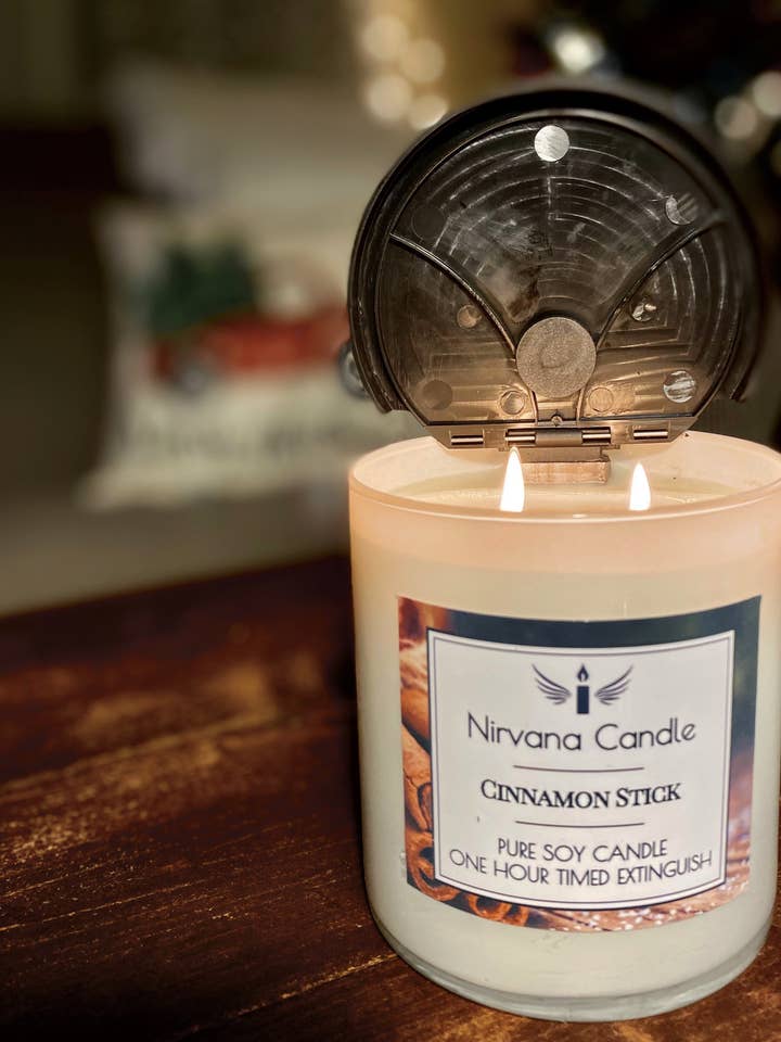 Cinnamon Stick Self-Extinguishing Candle for wholesale by Nirvana Candle