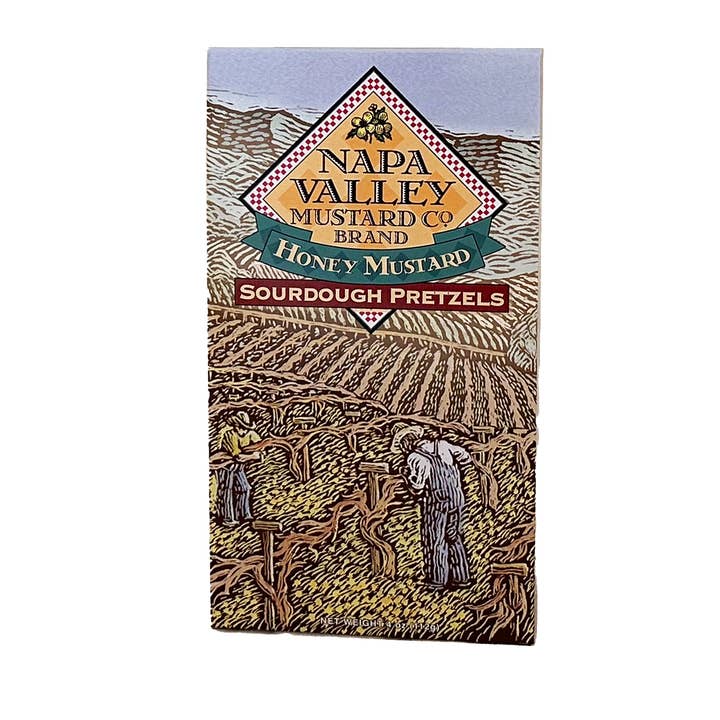 Austin Pretzel Company - Wholesale Pretzels - Napa Valley Honey Mustard Pretzels 2 oz