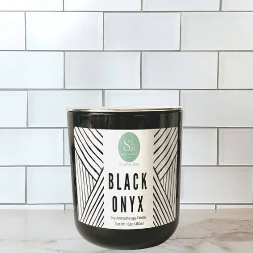 Svart Onyx Lyx Ljus för wholesale av The Wellness Haven Co.