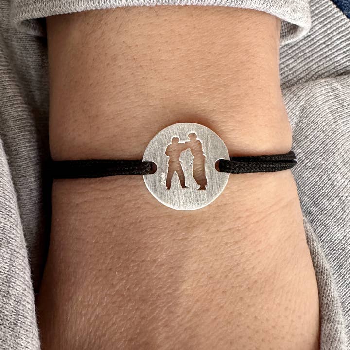 myJudo Armband | Versilbert für den Großhandel von Kettel