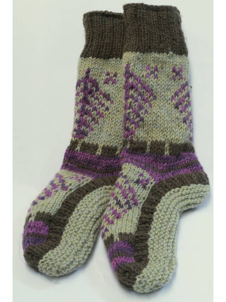 Leopards & Roses - Wholesale Sock Slippers - Women's - GK-SL831-PK