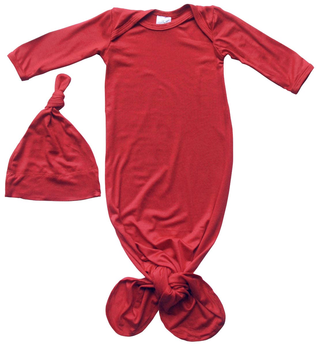 Rocket Bug - Wholesale Babygown Set - Baby - Silky Knotted Baby Gown with Knotted Hat - Infant Sleeper13