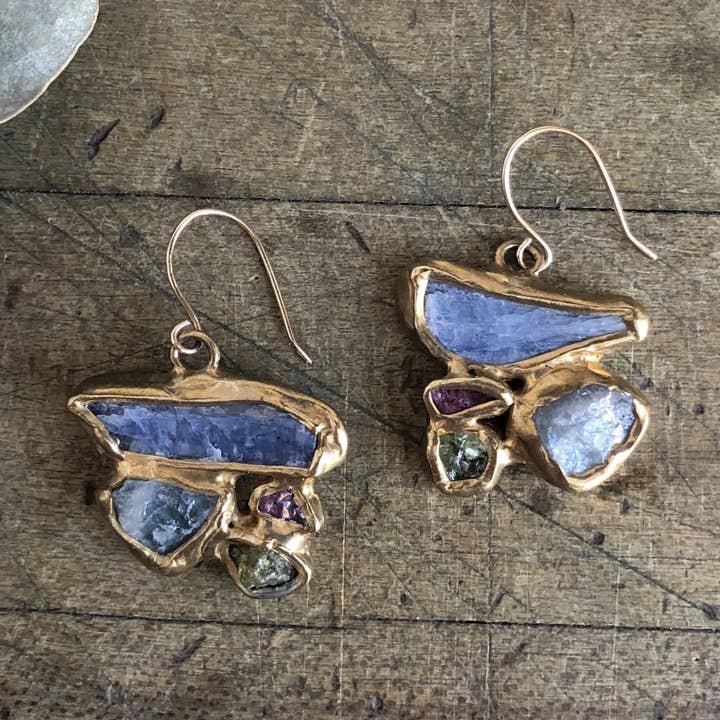 Brincos Terra por atacado de Emilie Shapiro Jewelry