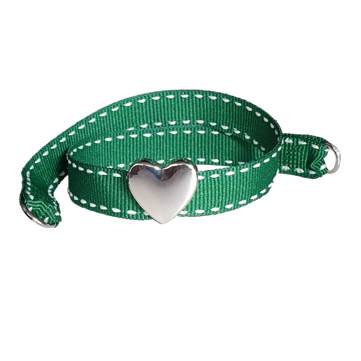 PULSEIRA DE PALÁDIO CORAÇÃO VERDE por atacado de Smartever Srl