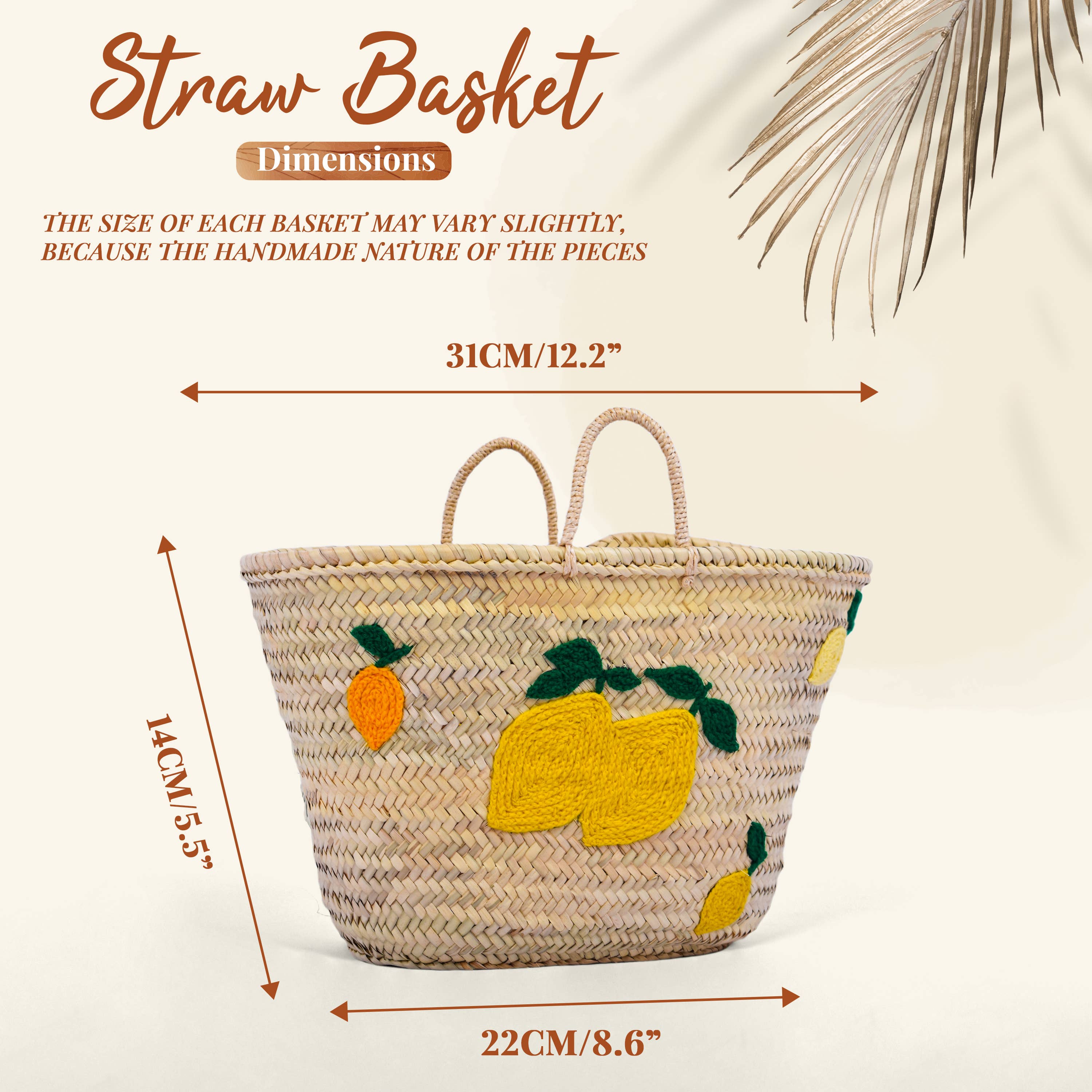 King Of Handmade – wholesale Beach bag – Lemon Beach Bag - Italian Tote Bag - Lemon Italy Tote 5
