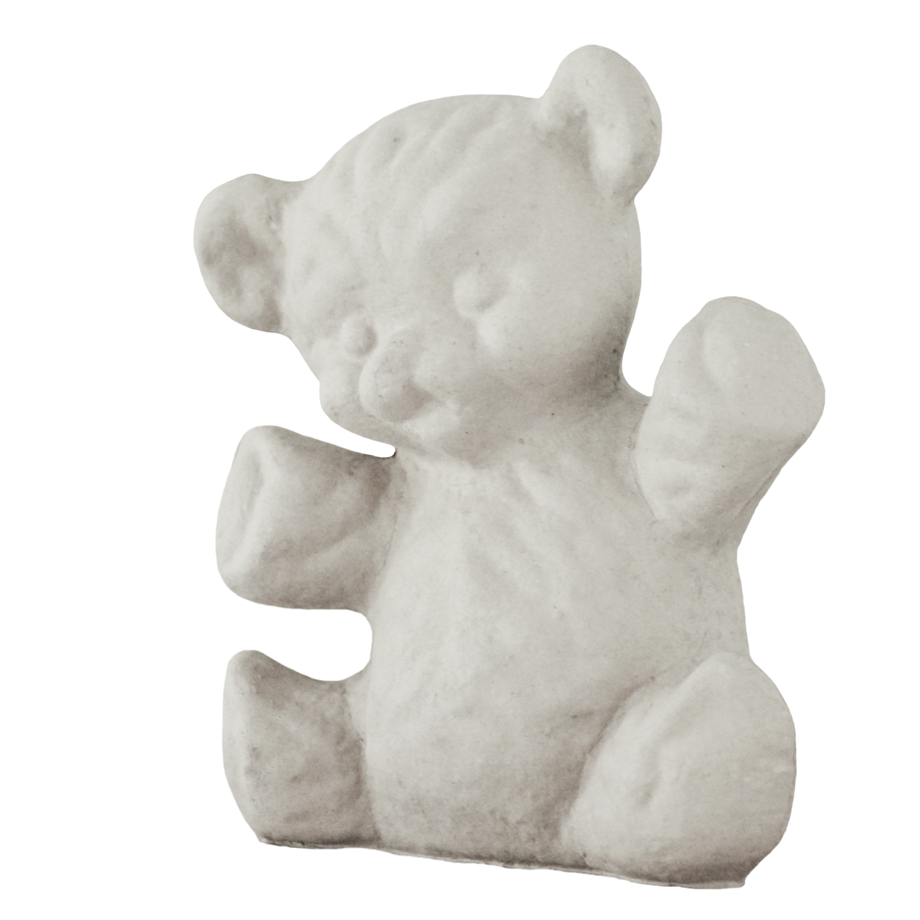 Wholesale Hug me Teddy, ready-to-finish paper mache for your store