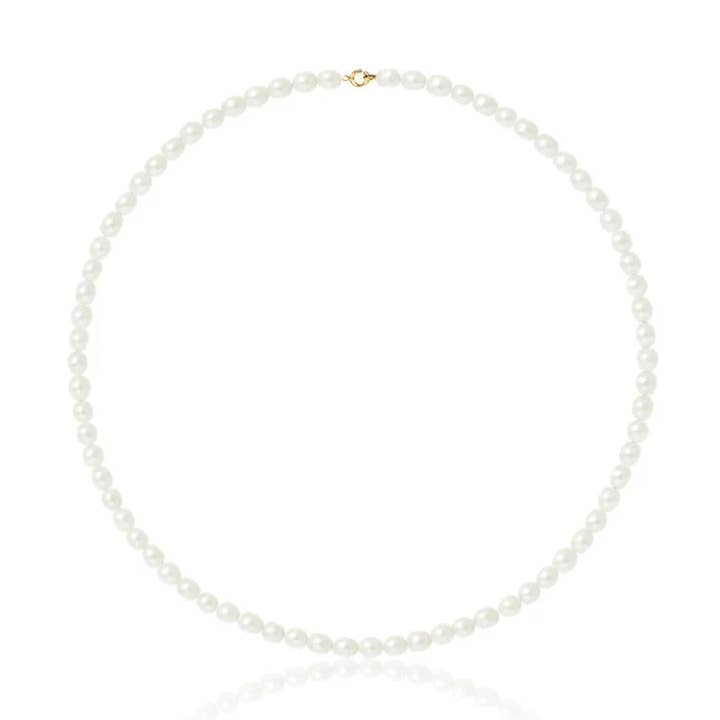 Collier Perle Grain de Riz pour la vente par Inspirations