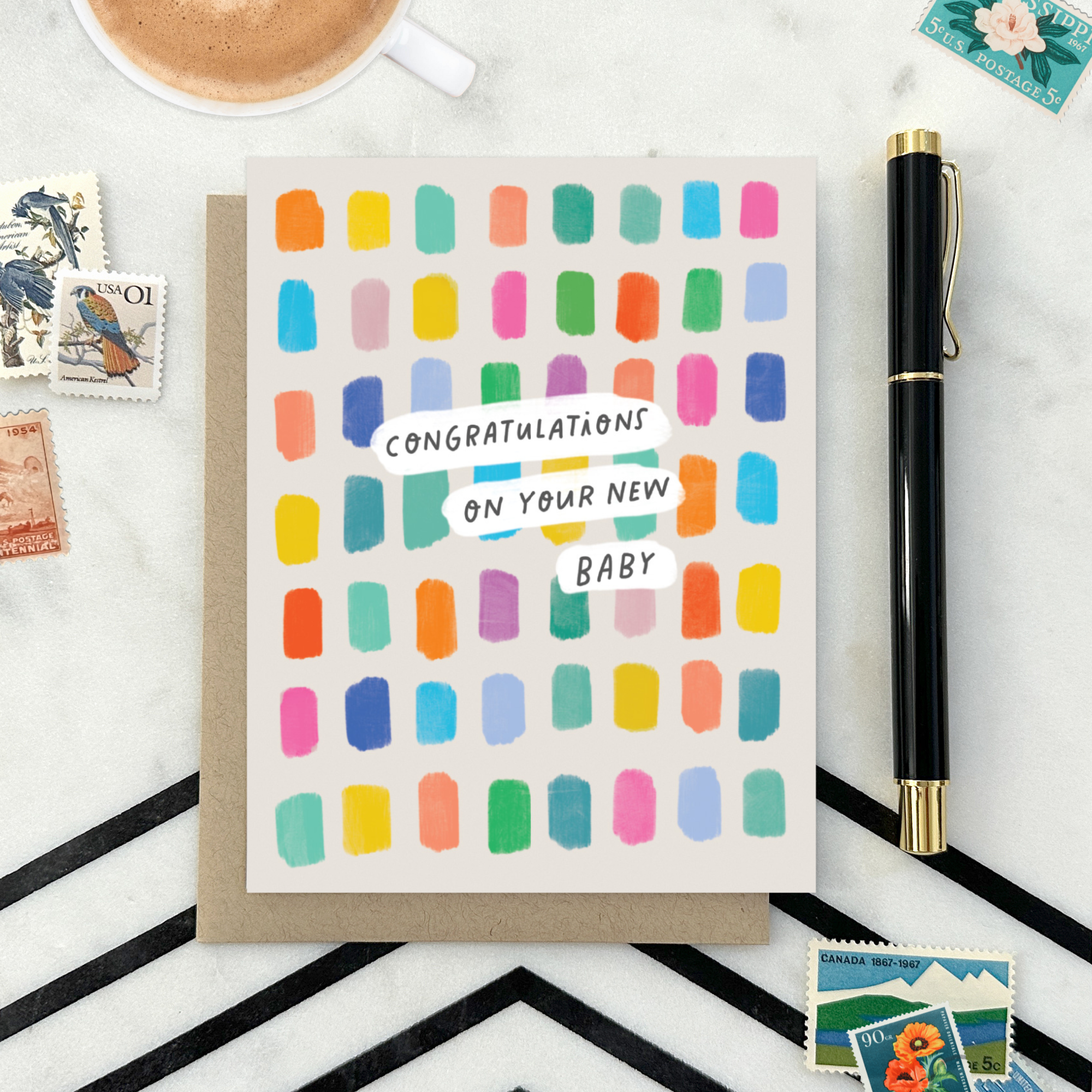 Barone and Co. - Wholesale Baby Card - New Baby Swatches4