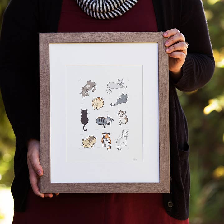 Purr-Friends | Cat Lover & Decorative Art Print for wholesale by Lacelit | Stationery & Gifts by Kimberly Kuniko