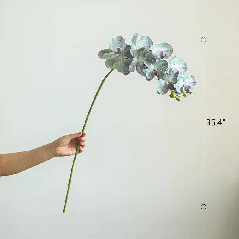 Rustic Reach - Wholesale Artificial Flowers - Real Touch Orchid Stem in Various Colors 35" Tall1