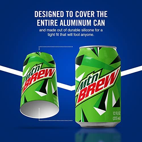 Beersy - Wholesale Drink Huggers & Koozies - MTN Brew Silicone Can Cooler, Koozie, Can Holder2