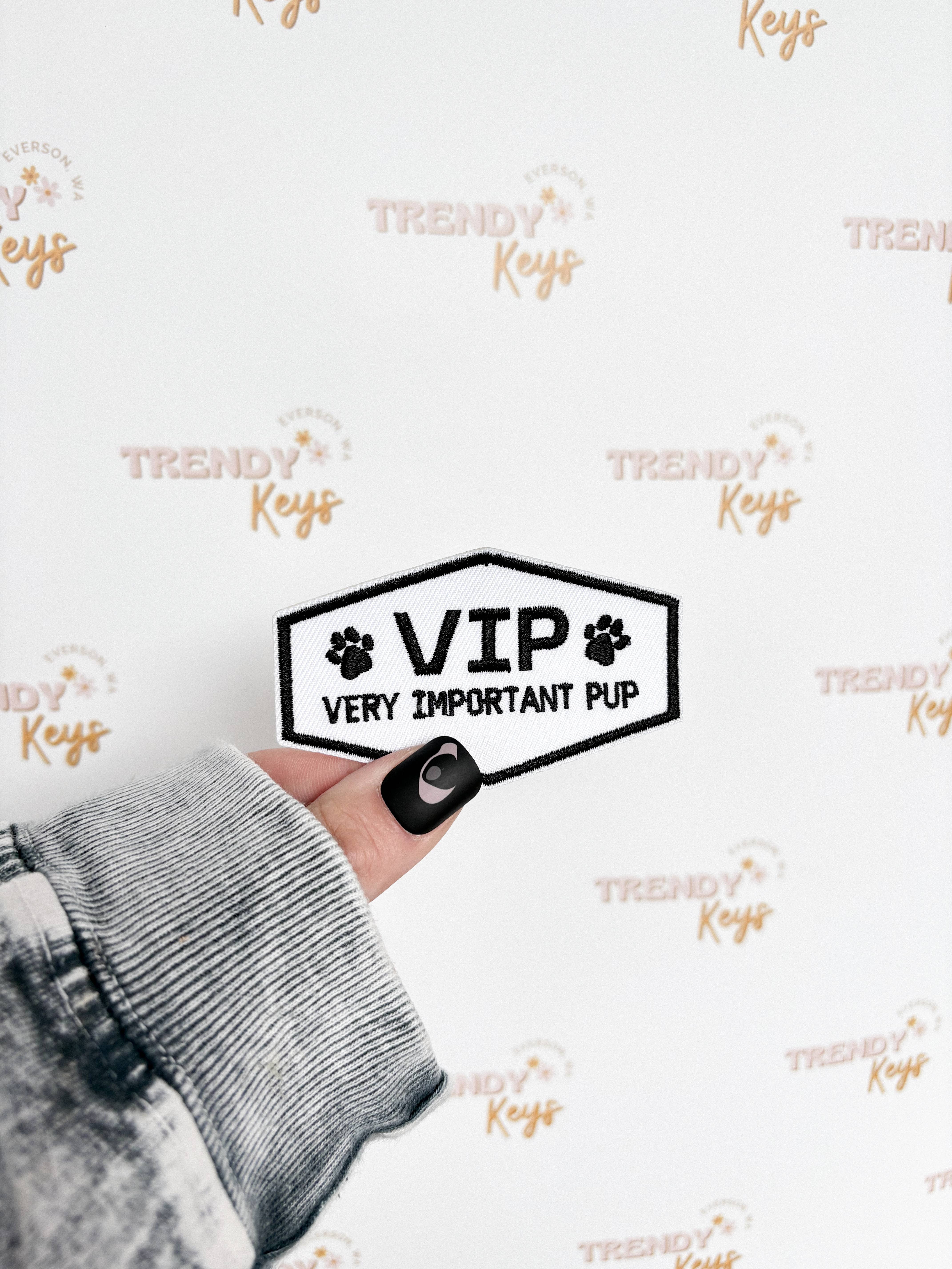 TrendyKeys - Wholesale Patch - Very Important Pup Patch for Hats, Bags & More