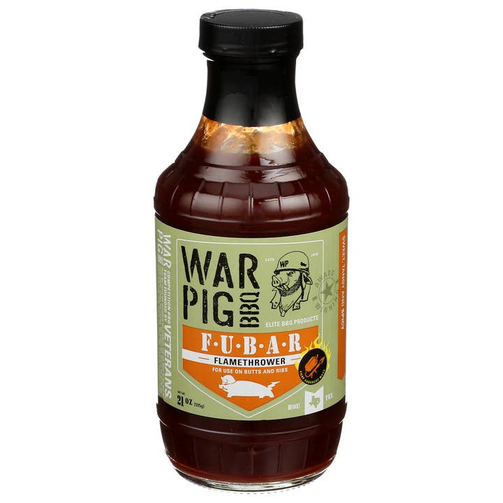 WarPig BBQ Elite BBQ Products - Wholesale BBQ Sauce - FUBAR Flamethrower5