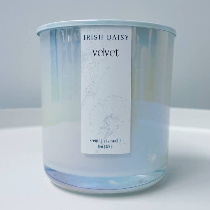 Velvet Soy Candle for wholesale by Irish Daisy Candle Co.