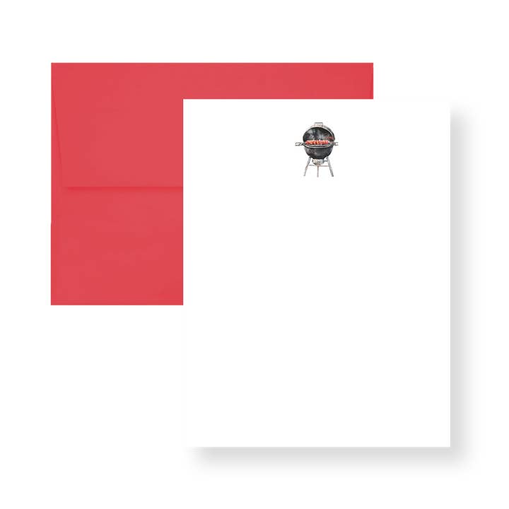 Grill Note Card Set for wholesale by Kramer Drive