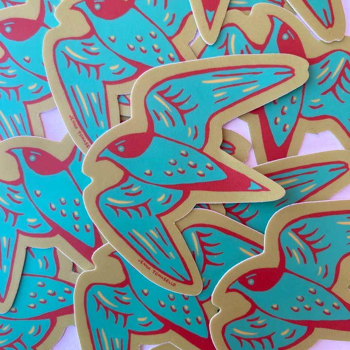 Klistermärke- Falcon för wholesale av Jenna Tomasello