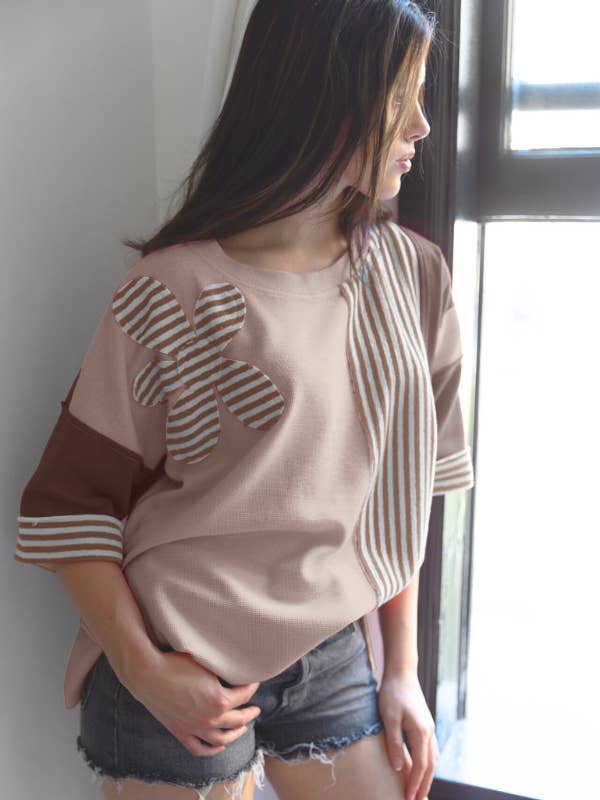 WTR2001-02_Patched Mix and Match Tops_PLUS for wholesale by TRENDILITY