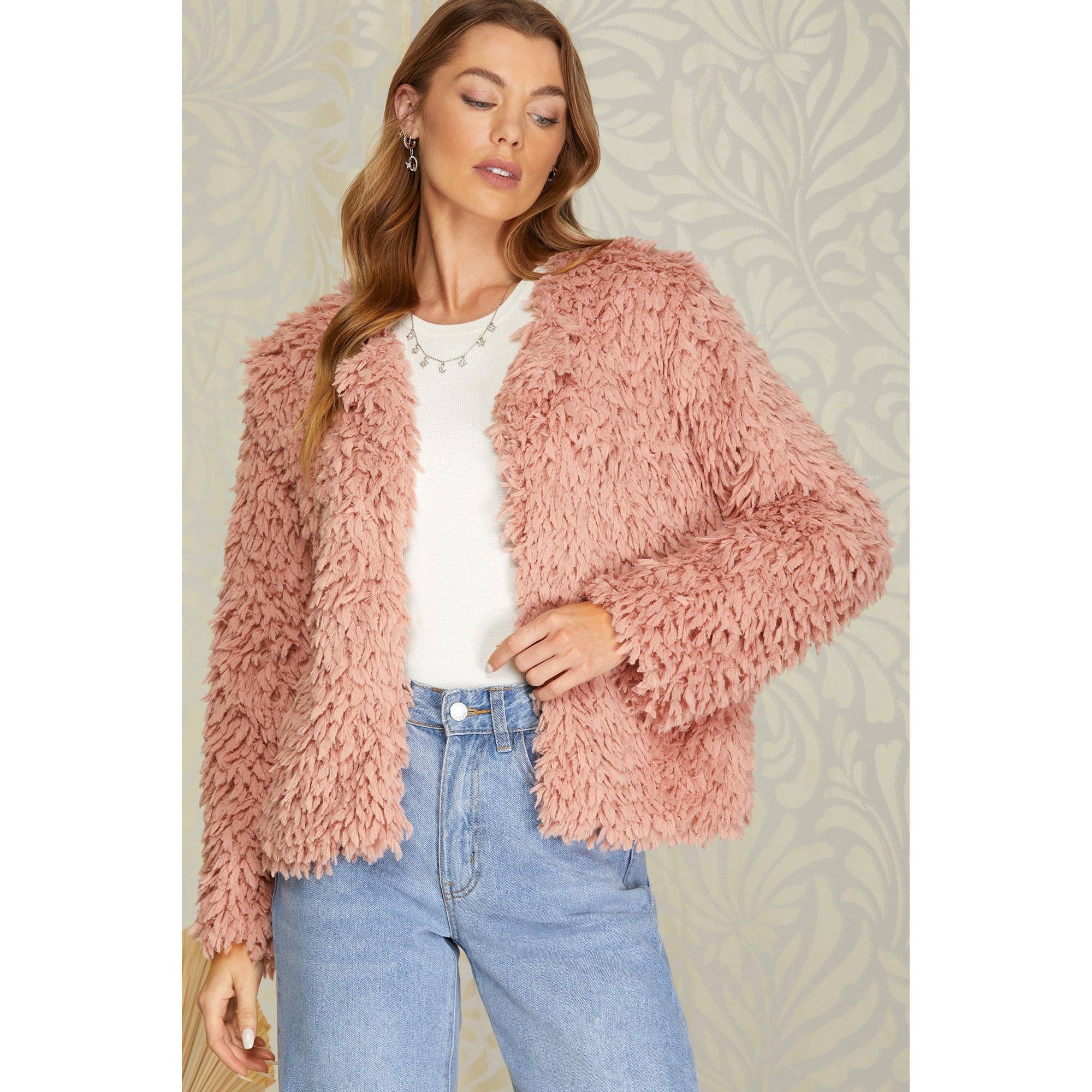 Peace Love Line – Engroshandel Jakke - Dame – SLI4461 - LURVET PELSJAKKE4