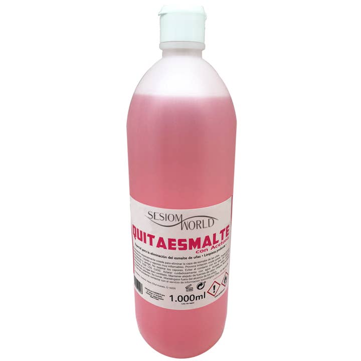 sesioMWorld - M·O·I Professional - Wholesale Nail Polish Remover - Professional nail polish remover with acetone 1 liter container